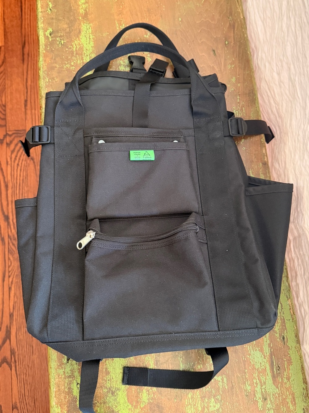 Porter Yoshida Tokyo 2-Way Tote Backpack – Black Utility Bag